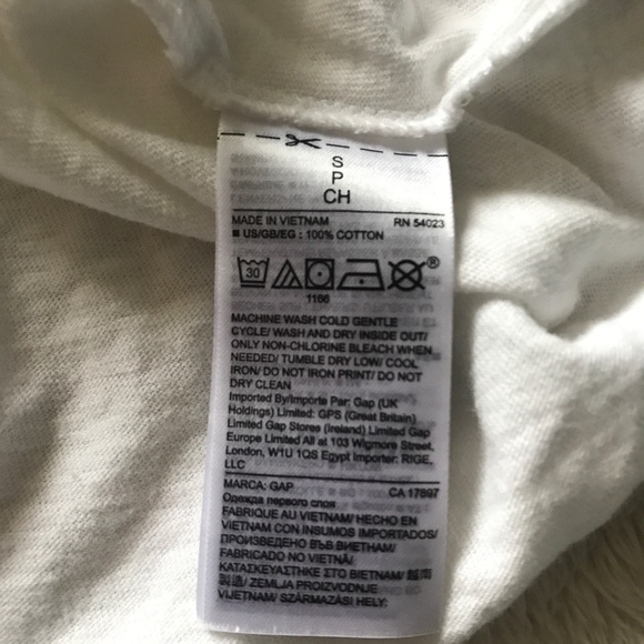 Gap White Graphic T-shirt - Picture 5 of 5